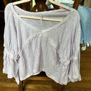 Free People Lilac Blouse